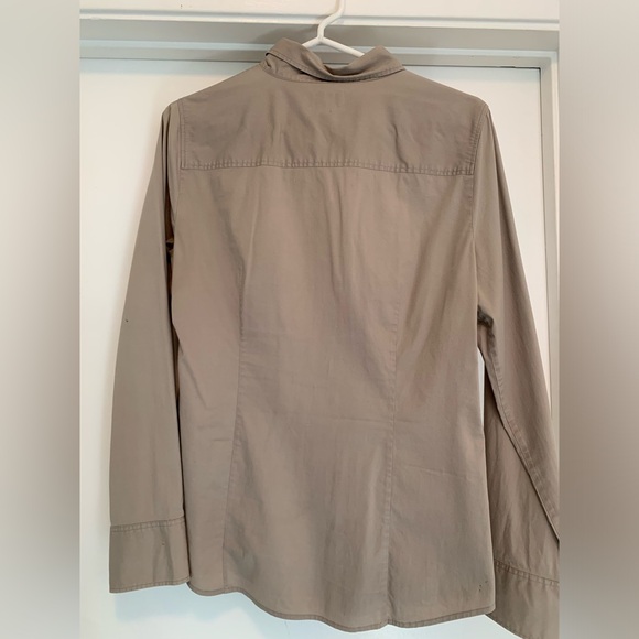 Tan JCrew button down - Picture 2 of 6